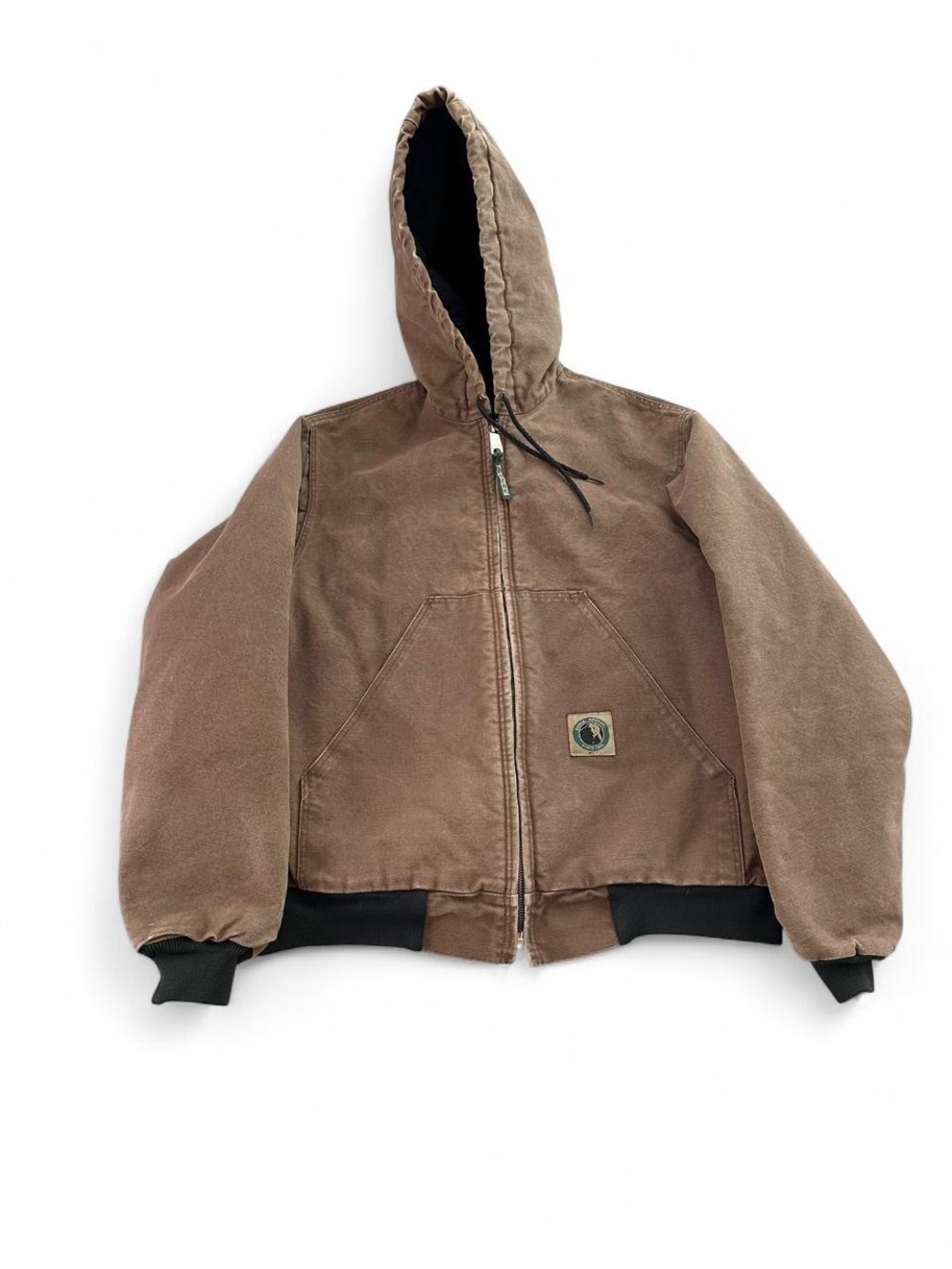 Chore coat brown & tan jacket Berne 
Size Small / XS